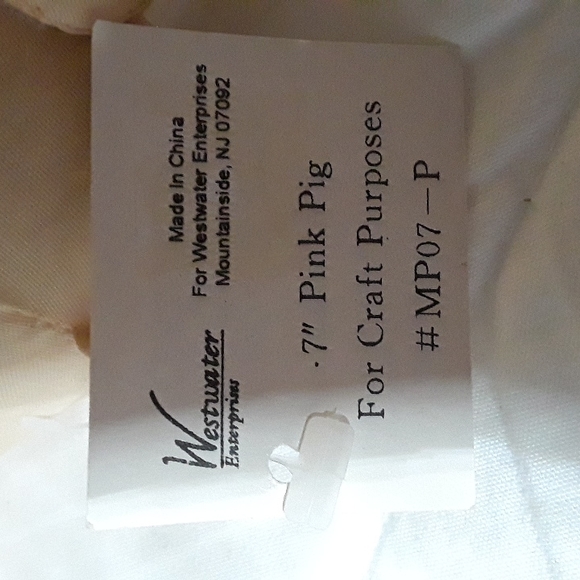 Pig 7" for craft pirposes, legs move/ BUNDLE ONLY - Picture 5 of 5